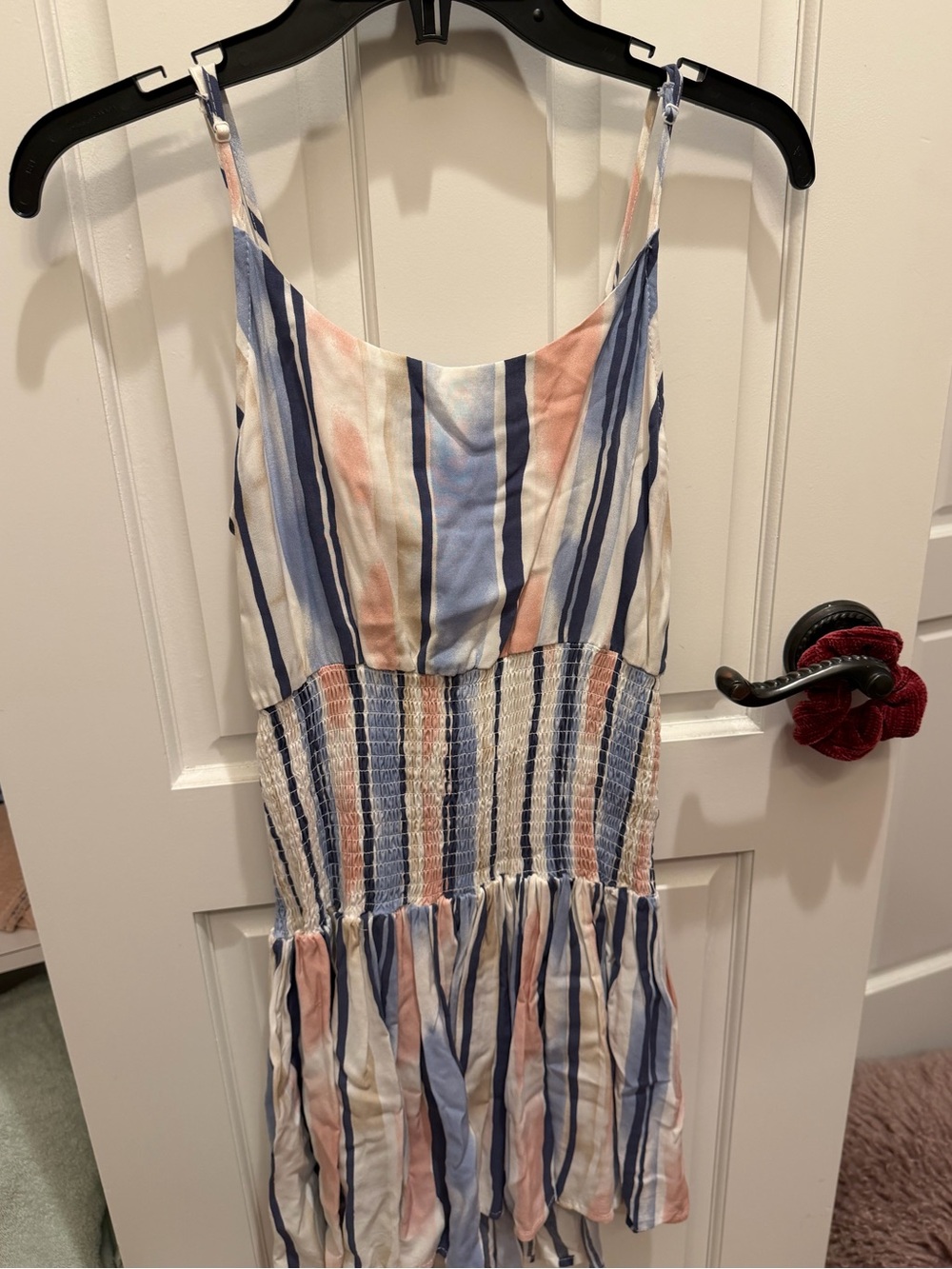 Ocean Drive Striped Blue, Pink, and White Sundress